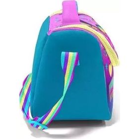Coral High 11754 Kids Pembe Turkuaz Kulaklık Paten Desenli Thermo Beslenme Çantası