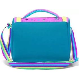 Coral High 11754 Kids Pembe Turkuaz Kulaklık Paten Desenli Thermo Beslenme Çantası