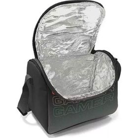Coral High 11780 Kids Siyah Gri Gamer Desenli Thermo Beslenme Çantası