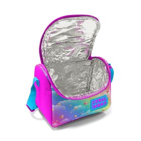 Coral High 11861 Kids Mavi Pembe Zürafa Desenli Thermo Beslenme Çantası