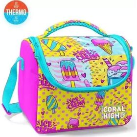 Coral High 11878 Kids Mixed Dondurma Desenli Thermo Beslenme Çantası