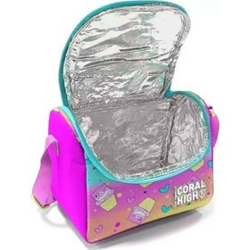 Coral High 11881 Kids Renkli Dondurmalı Kedi Desenli Thermo Beslenme Çantası