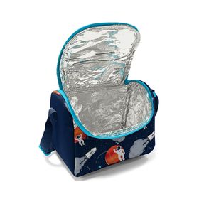Coral High 11893 Kids Lacivert Mavi Astronot Desenli Thermo Beslenme Çantası