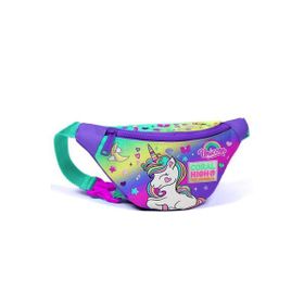 Coral High 12601 Kids Lavanta Su Yeşili Unicorn Desenli Bel Çantası
