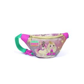 Coral High 12605 Kids Pembe Su Yeşili Unicornlu Kız Desenli Bel Çantası