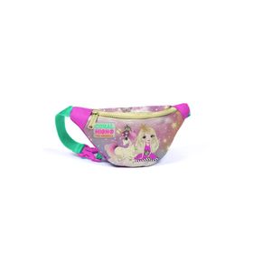 Coral High 12605 Kids Pembe Su Yeşili Unicornlu Kız Desenli Bel Çantası