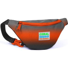 Coral High 12620 Kids Gri Turuncu Renk Geçişli Bel Çantası