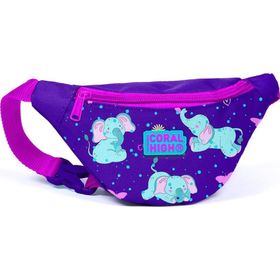 Coral High 12622 Kids Mor Pembe Fil Desenli Bel Çantası