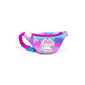 Coral High 12635 Kids Renkli Batik Unicorn Dondurma Desenli Bel Çantası