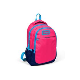 Coral High 14392 K118 Kids Neon Mercan Lacivert Üç Bölmeli Sırt Çantası