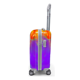 Coral High 16536 50 cm Renkli Desenli Kabin Boy Valiz