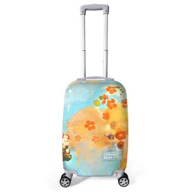 Coral High 16537 50 cm Renkli Desenli Kabin Boy Valiz