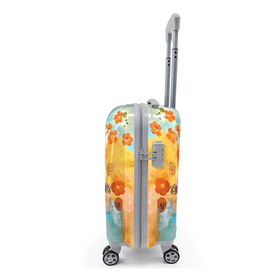 Coral High 16537 50 cm Renkli Desenli Kabin Boy Valiz