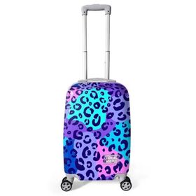 Coral High 16542 50 cm Leopar Desenli Kabin Boy Valiz