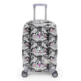 Coral High 16543 50 cm Kedi Desenli Kabin Boy Valiz