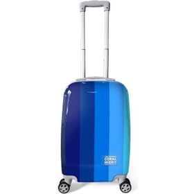 Coral High 16555 Renkli Çizgili Desenli 50 cm Kabin Boy Valiz