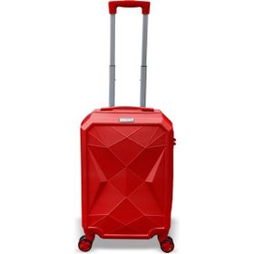 Coral High 16621 Diamond Abs Küçük Boy Kırmızı Valiz