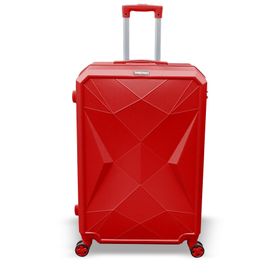 Coral High 16623 Diamond Kırmızı Büyük Boy Valiz