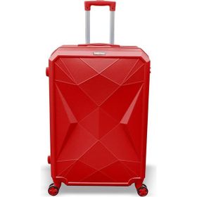 Coral High 16623 Diamond Kırmızı Büyük Boy Valiz