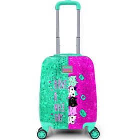 Coral High 16725 Pembe Su Yeşili Çocuk Valizi