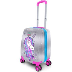 Coral High 16728 Pembe Gümüş Çocuk Valizi