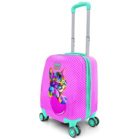 Coral High 16730 Pembe Su Yeşili Çocuk Valizi