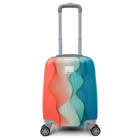 Coral High 16762 40 cm Renkli Desenli Mini Kabin Boy Valiz