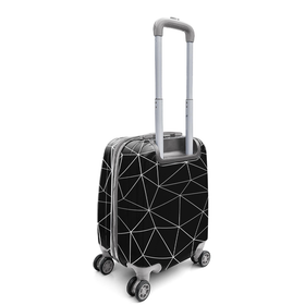 Coral High 16763 40 cm Renkli Desenli Mini Kabin Boy Valiz