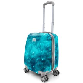 Coral High 16768 40 cm Renkli Desenli Mini Kabin Boy Valiz