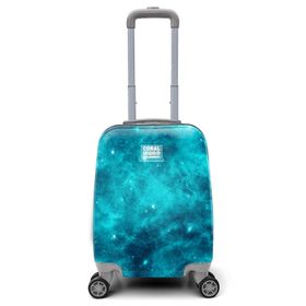 Coral High 16768 40 cm Renkli Desenli Mini Kabin Boy Valiz
