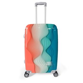 Coral High 16802 60 cm Renkli Desenli Orta Boy Valiz
