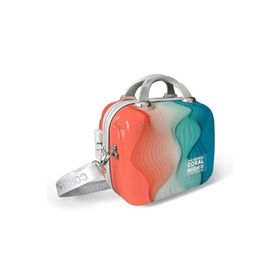 Coral High 16804 Renkli Desenli Omuz Askılı PC Makyaj Çantası