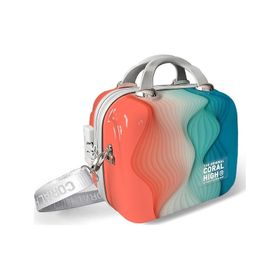 Coral High 16804 Renkli Desenli Omuz Askılı PC Makyaj Çantası