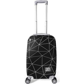 Coral High 16806 Renkli Desenli 50 cm Kabin Boy PC Valiz