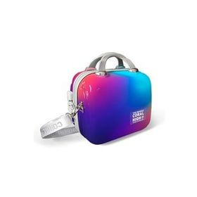 Coral High 16824 Renkli Desenli Omuz Askılı PC Makyaj Çantası