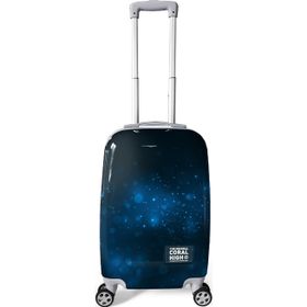 Coral High 16826 50 cm Renkli Desenli PC Kabin Boy Valiz