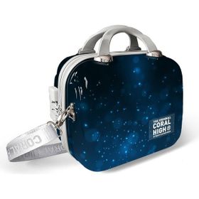 Coral High 16829 Renkli Desenli Omuz Askılı PC Makyaj Çantası