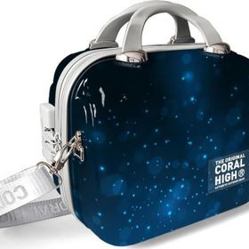 Coral High 16829 Renkli Desenli Omuz Askılı PC Makyaj Çantası