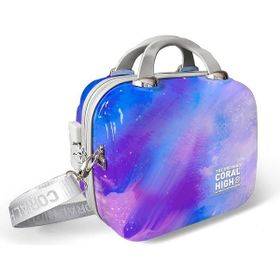 Coral High 16839 Renkli Desenli Omuz Askılı PC Makyaj Çantası