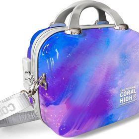 Coral High 16839 Renkli Desenli Omuz Askılı PC Makyaj Çantası