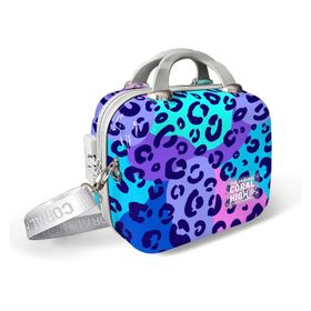 Coral High 16898 Leopar Desenli Omuz Askılı PC Makyaj Çantası