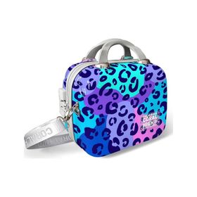 Coral High 16898 Leopar Desenli Omuz Askılı PC Makyaj Çantası