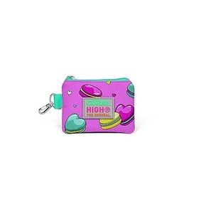 Coral High 21711 Kids Açık Pembe Makaron Desenli Bozuk Para Çantası