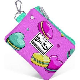Coral High 21711 Kids Açık Pembe Makaron Desenli Bozuk Para Çantası