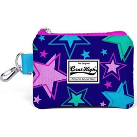 Coral High 21721 Kids Saks Yıldız Desenli Bozuk Para Çantası