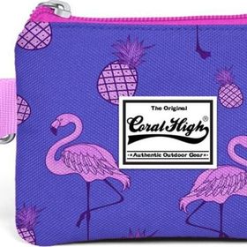 Coral High 21726 Mor Kız Çocuk Kids Flamingo Desenli Bozuk Para Çantası