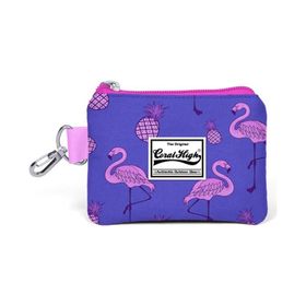 Coral High 21726 Mor Kız Çocuk Kids Flamingo Desenli Bozuk Para Çantası