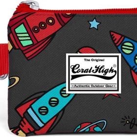 Coral High 21730 Antrasit Füze Desenli Bozuk Para Cüzdanı