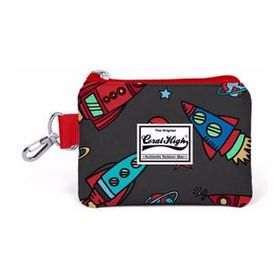 Coral High 21730 Antrasit Füze Desenli Bozuk Para Cüzdanı
