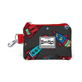 Coral High 21730 Antrasit Füze Desenli Bozuk Para Cüzdanı